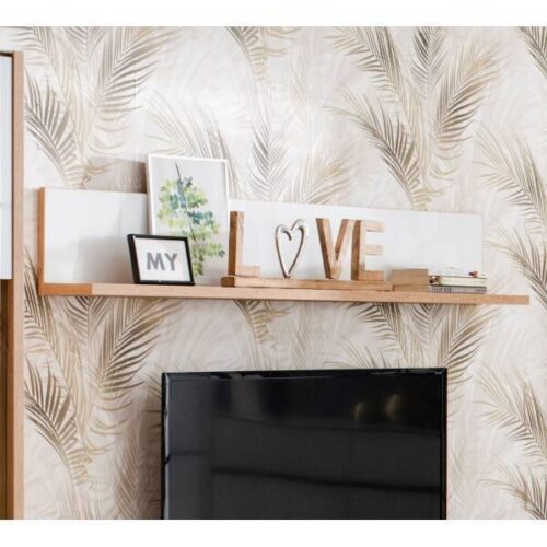 ESTANTE MOD. MOLISE BLANCO/ROBLE ARTISAN
