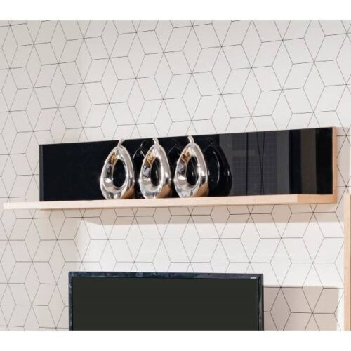 ESTANTE MOD. MOLISE NEGRO/ROBLE ARTISAN