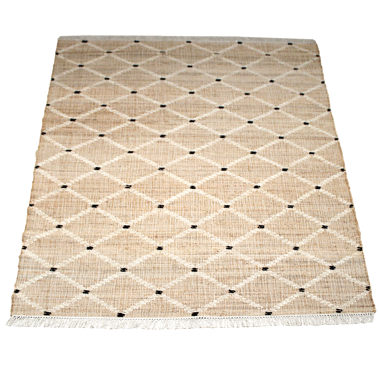 ALFOMBRA 60%YUTE 40%ALGODON 200X230 CM.