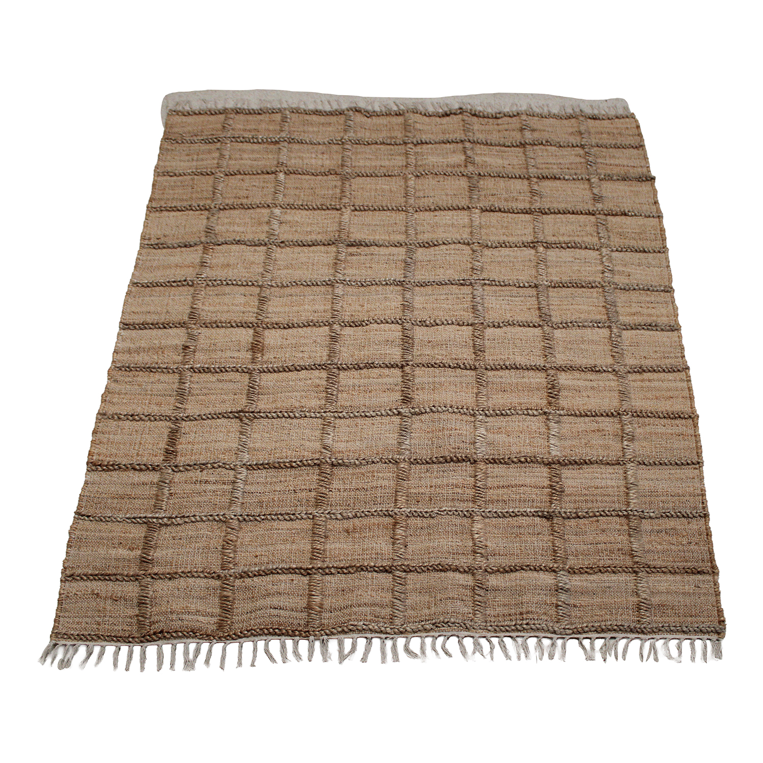 ALFOMBRA 80%YUTE 20%ALGODON 160X170 CM.