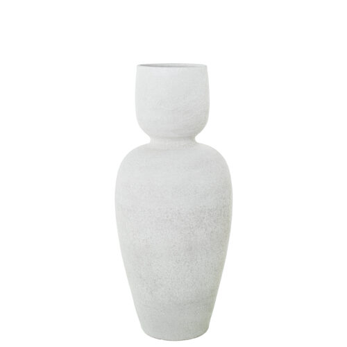 JARRON CERAMICA 60CM GRIS ARENA