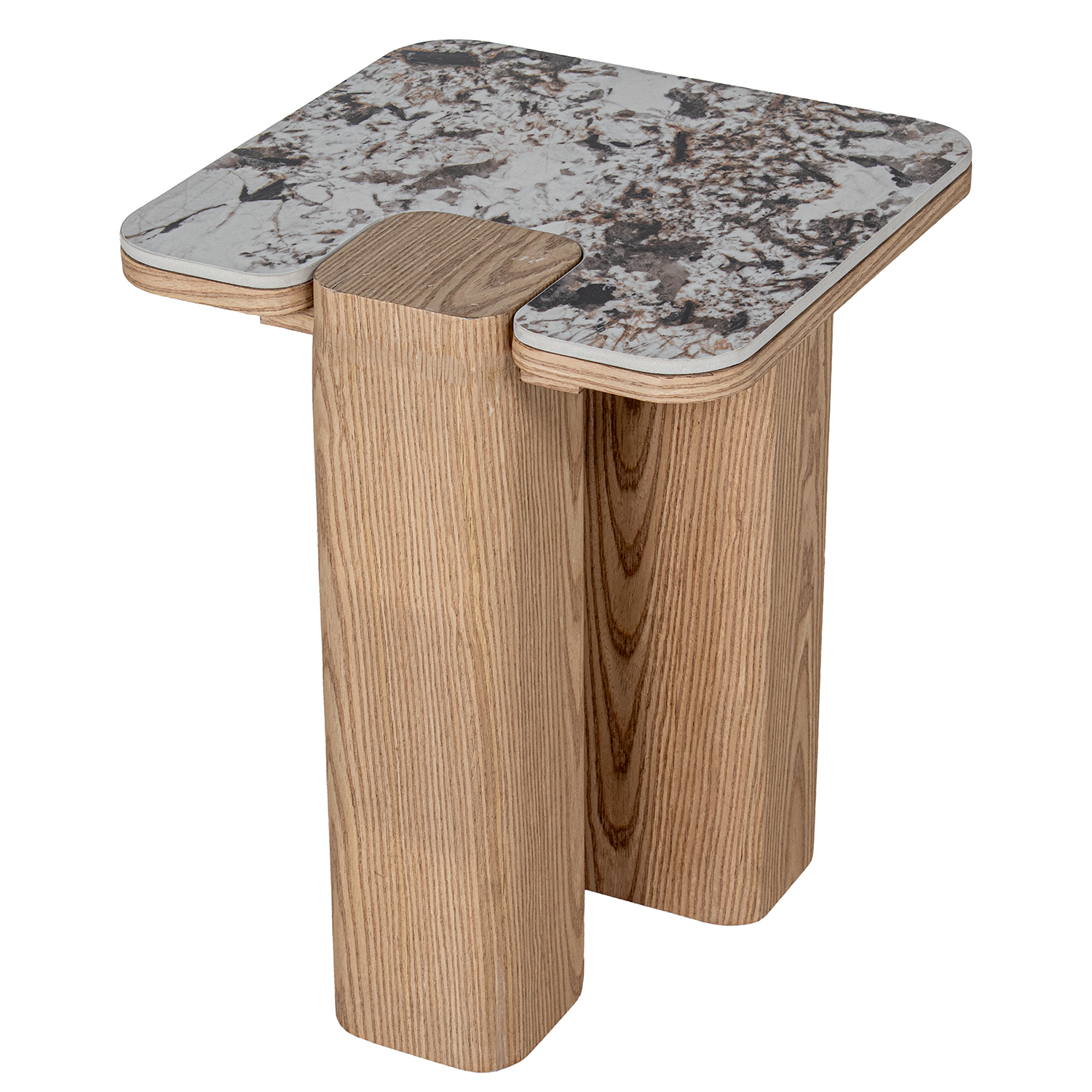 MESA AUXILIAR CERÁMICA C/PATASS MADERA DM +91240 +91241