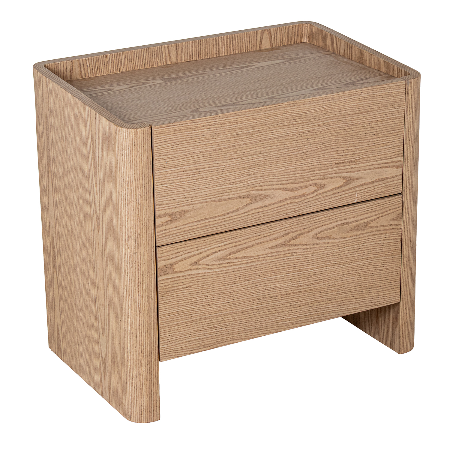 MESA DE NOCHE MADERA NATURAL,URAL, DM+ CHAPA MAD. CAUCHO
