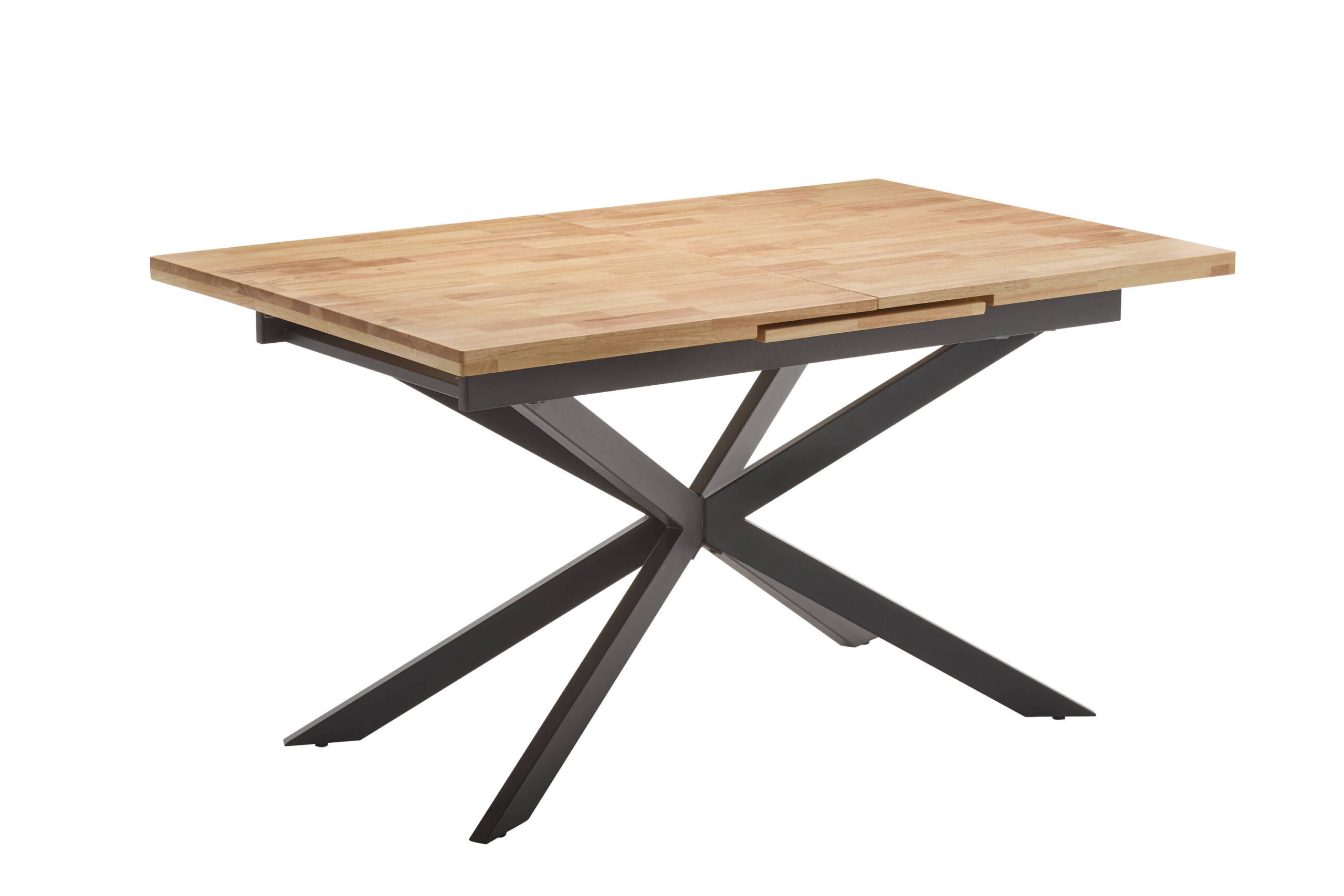 MESA COMEDOR EXTENSIBLE MOD. EMMET - PATAS C/ NEGRA 140/180*90 CM - Imagen 2