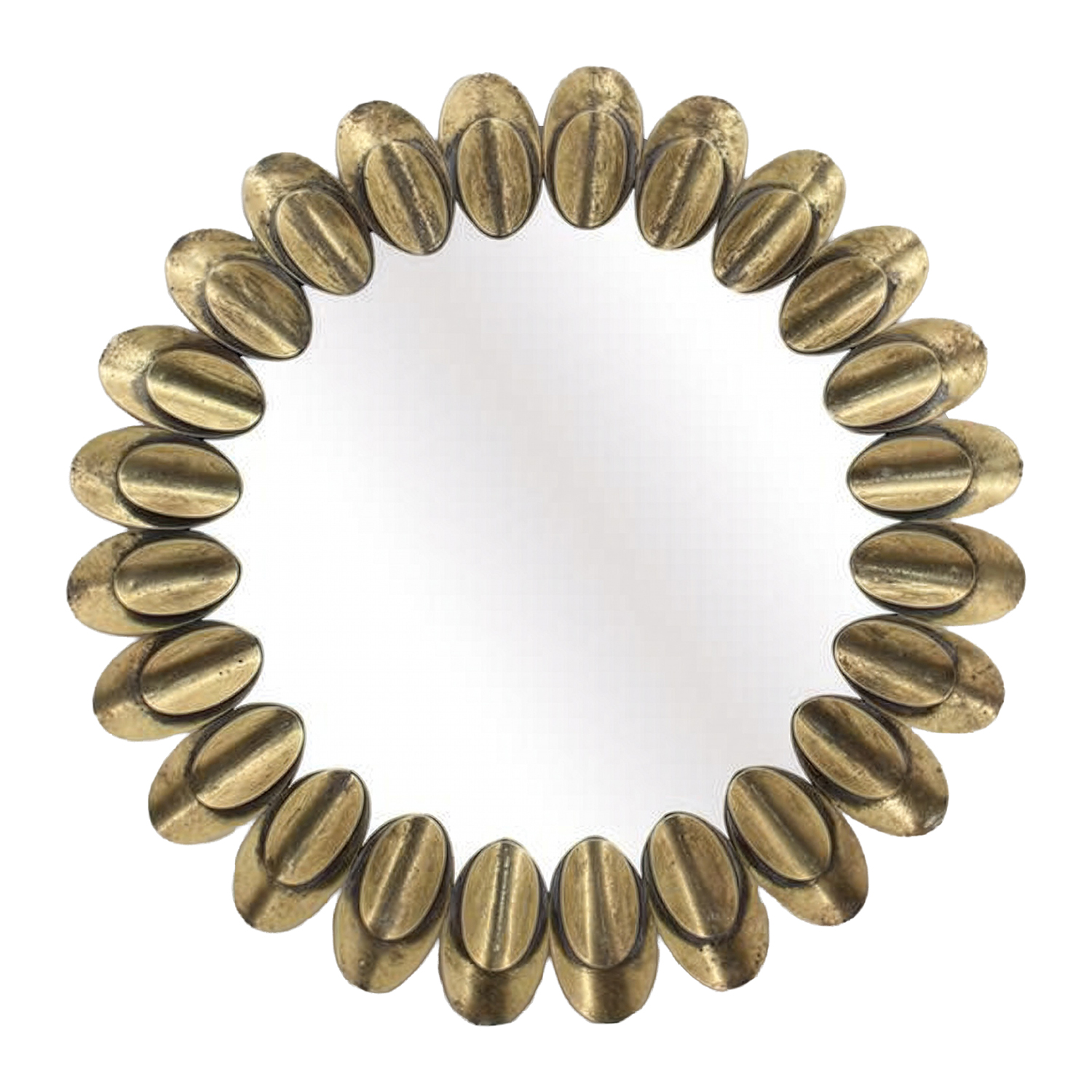 ESPEJO METAL DORADO
