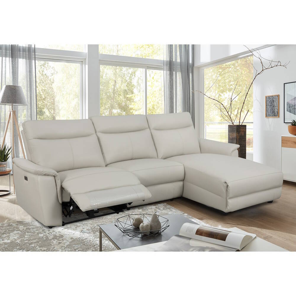 CHAISELONGUE MOD. ADANA VF/ DCHA PIEL BEIGE - Imagen 3