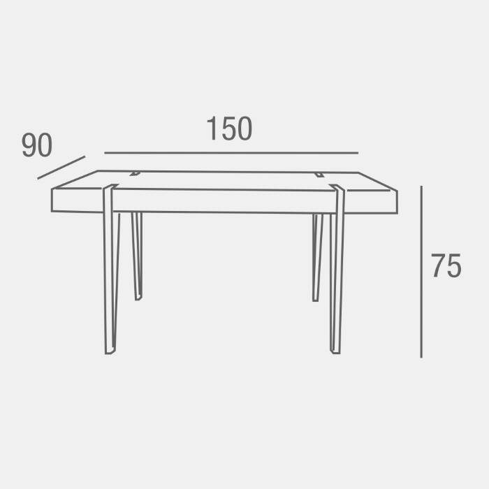 MESA COMEDOR MOD. BERLIN C/ CANYON - Imagen 3