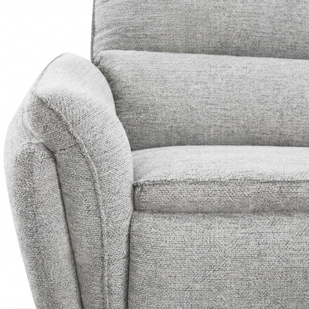SOFA 3 PL. MOD. BINTER TELA C/ GRIS CLARO 2 RELAX ELECTRICO 4 MOTORES - Sistema gravedad cero - Imagen 3