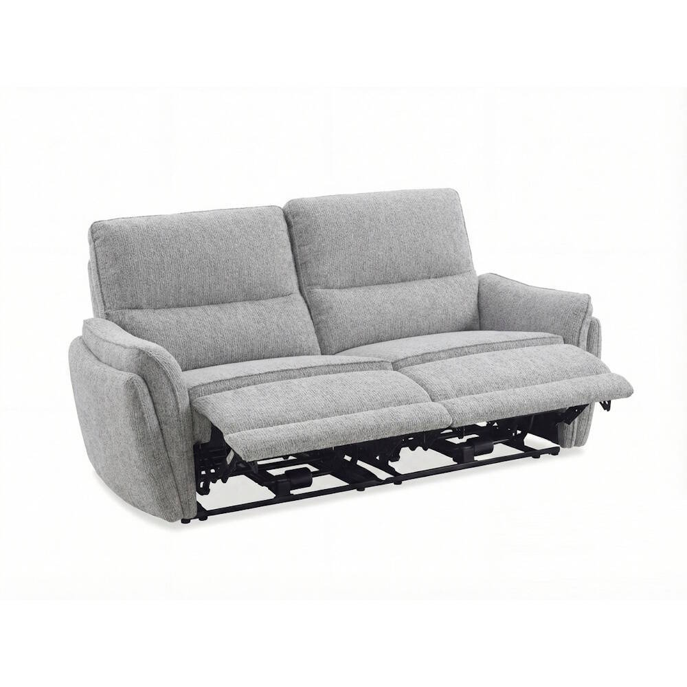SOFA 3 PL. MOD. BINTER TELA C/ GRIS CLARO 2 RELAX ELECTRICO 4 MOTORES - Sistema gravedad cero - Imagen 2