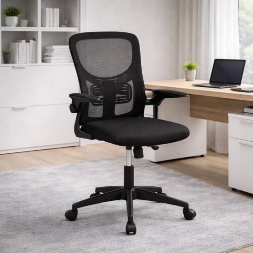 SILLA OFICINA MOD. BRACO C/ NEGRO