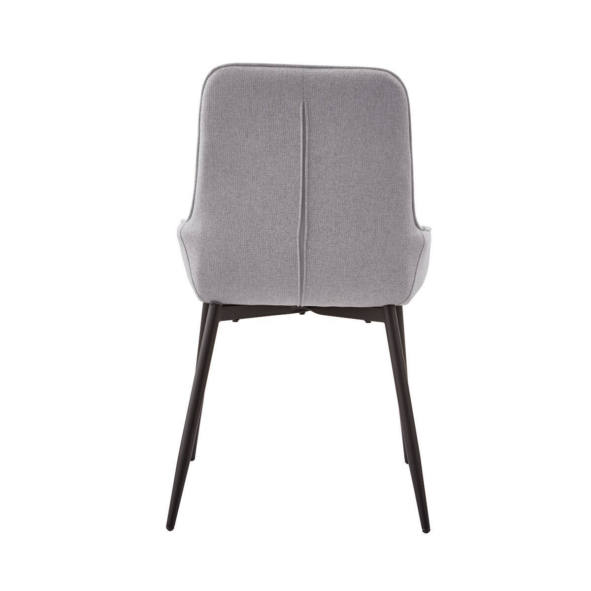 SILLA MOD. CARACAS TELA C/ GRIS - PATA NEGRA SE SIRVE EN CAJAS DE 4 UDS - Imagen 5