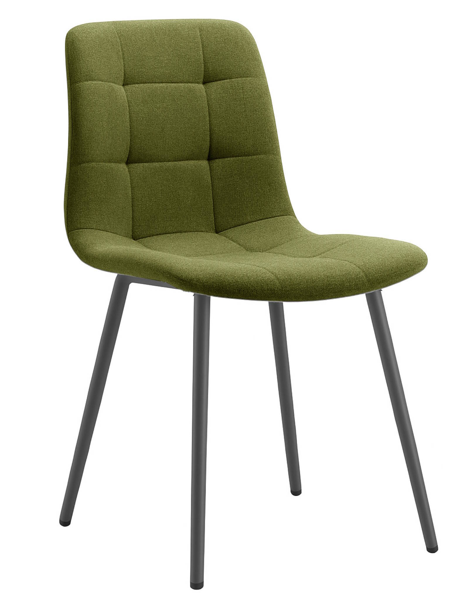 SILLA MOD. DANTE TELA C/ VERDE - PATA NEGRA SE SIRVE EN CAJAS DE 4 UDS