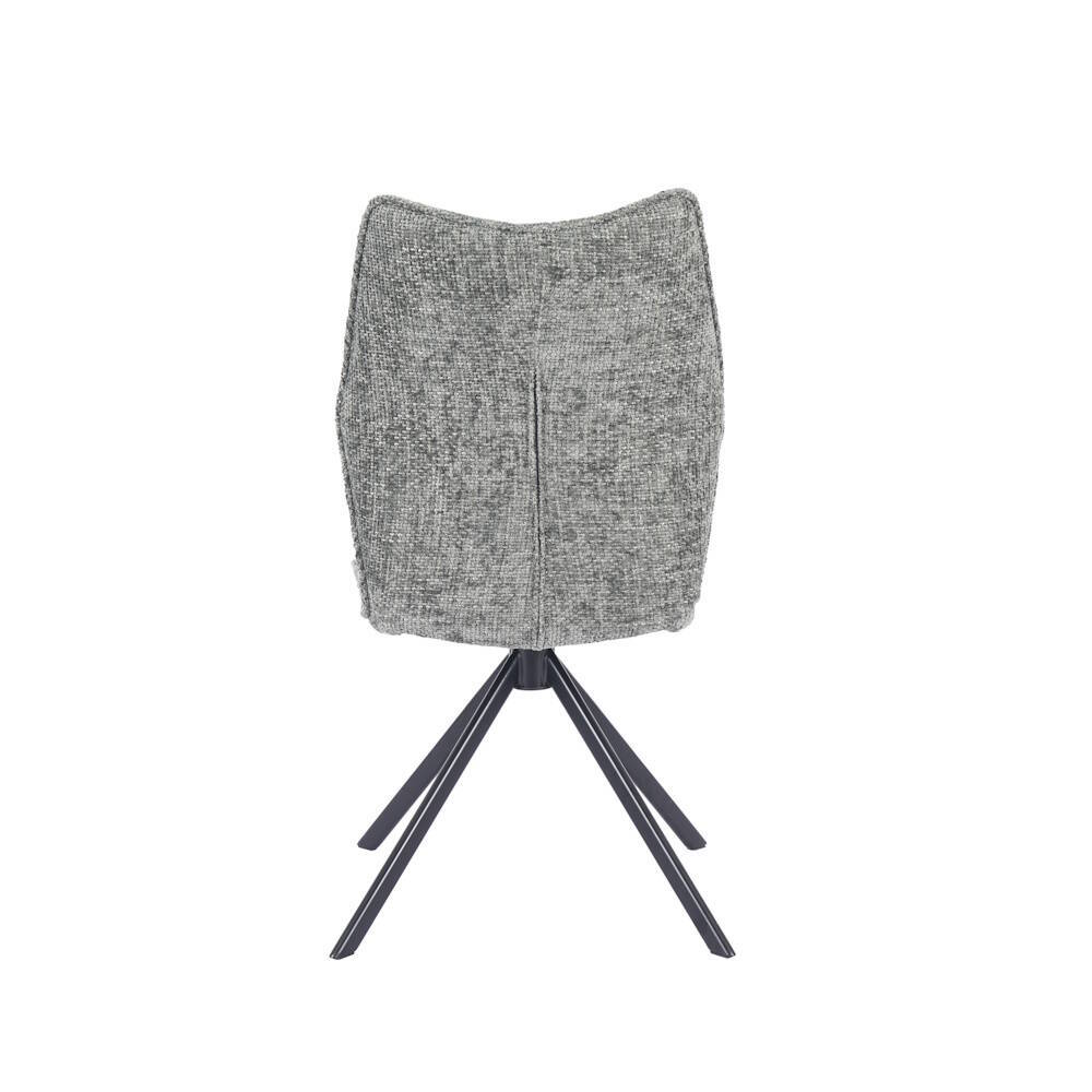 SILLA MOD. ENEAS TELA C/ MUSGO - PATA NEGRA (GIRATORIA 180º) SE SIRVE EN CAJAS DE 2 UDS - Imagen 5