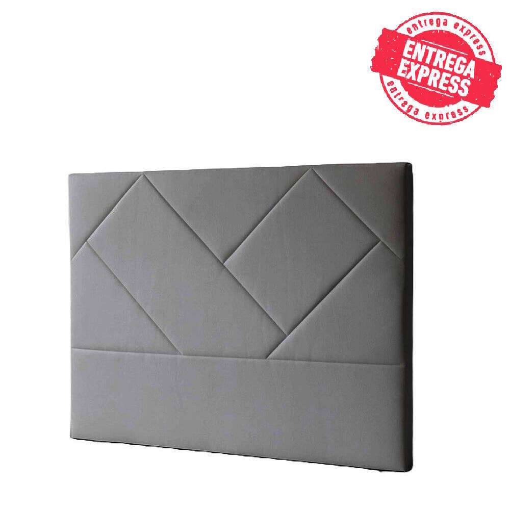 CABECERO MOD. EUROPA 160 CM TELA C/ GRIS