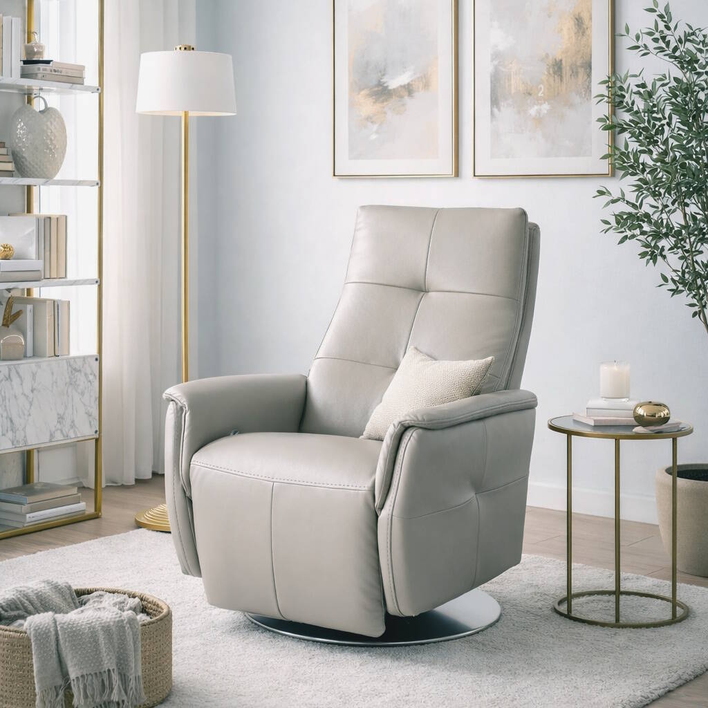 SILLON MOD. MORFEO PIEL C/ PIEDRA RELAX MANUAL