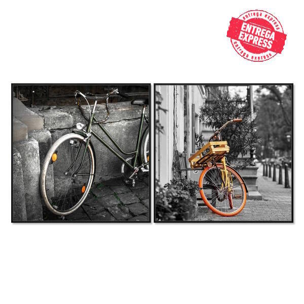 CUADRO 2 PIEZAS 70*70 BICICLETAS
