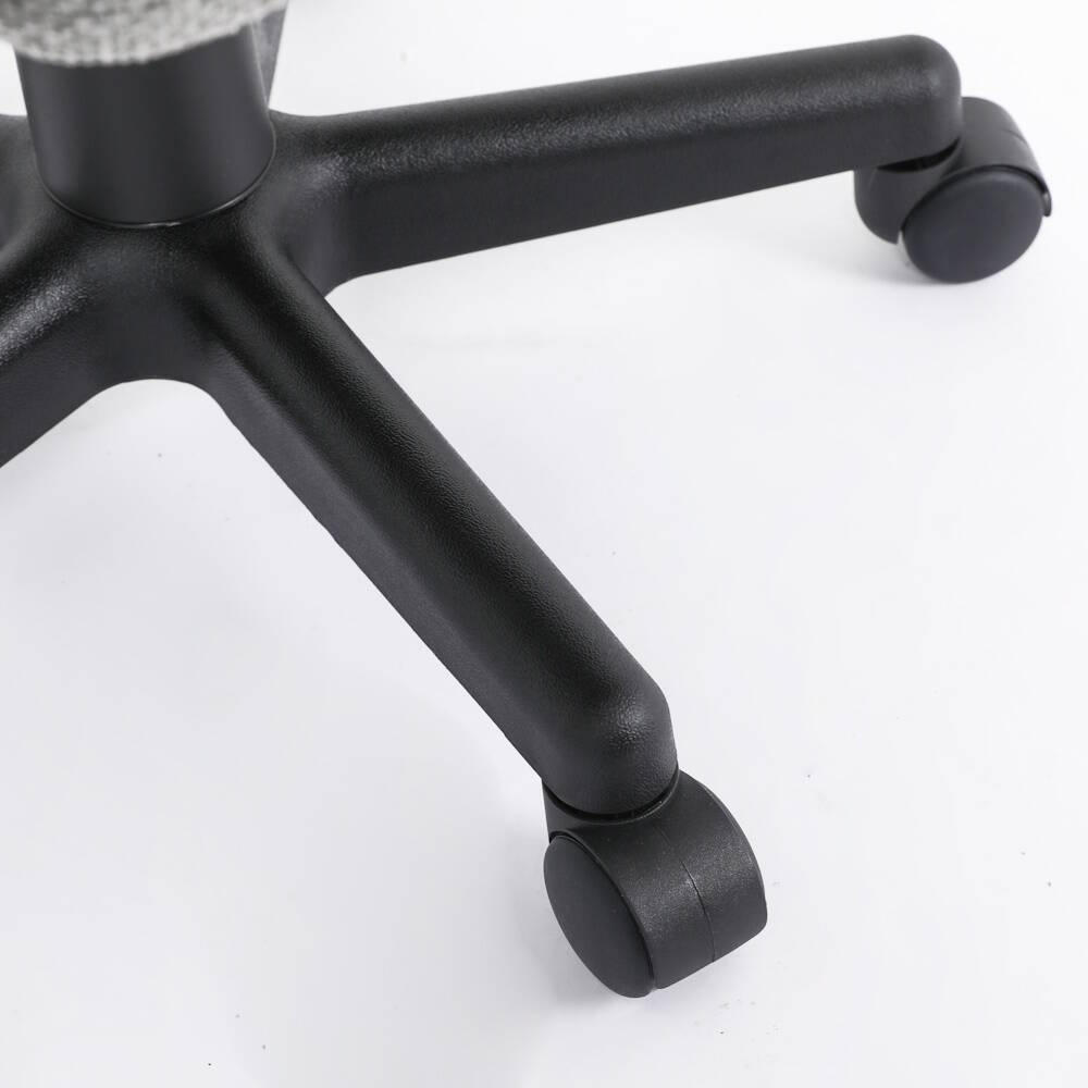 SILLA OFICINA MOD. HELA TELA C/ GRIS CLARO - ESTRUCTURA NEGRA - Imagen 3