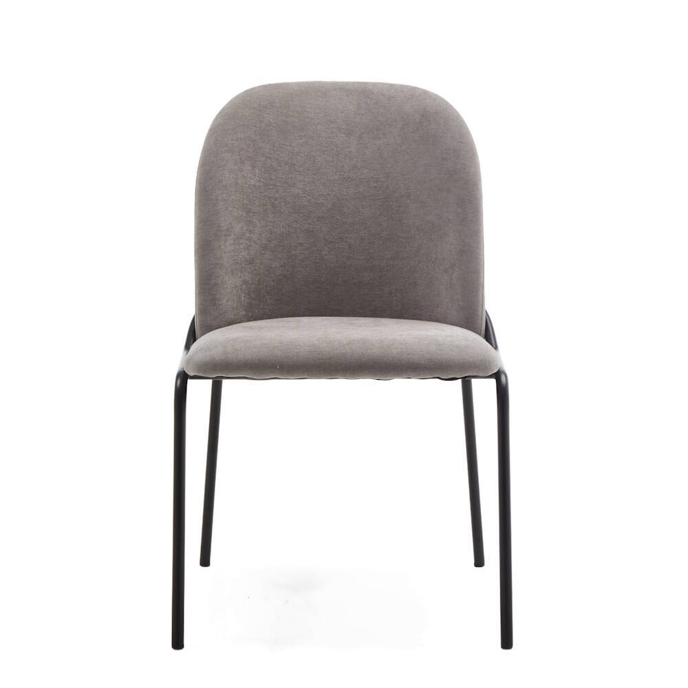 SILLA MOD. IVET PATA NEGRA - TELA C/ GRIS SE SIRVE EN CAJAS DE 2 UDS - Imagen 2