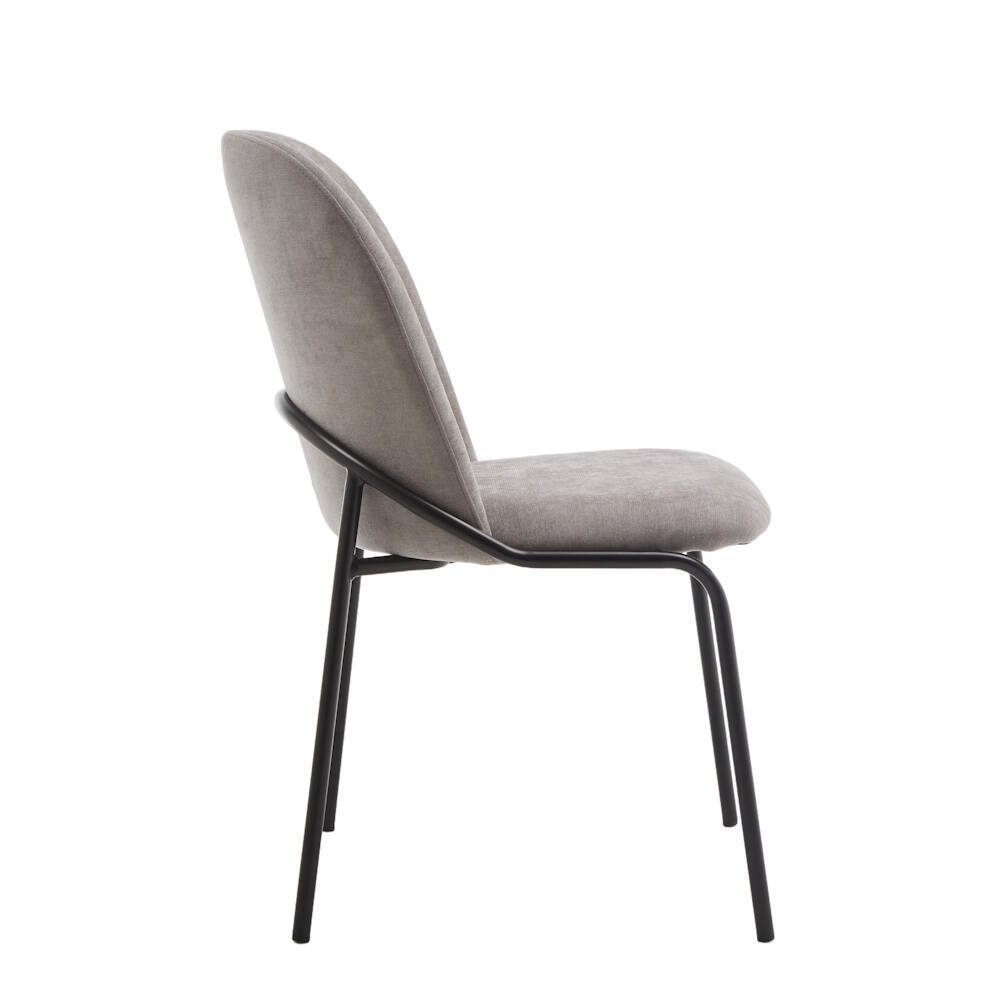 SILLA MOD. IVET PATA NEGRA - TELA C/ GRIS SE SIRVE EN CAJAS DE 2 UDS - Imagen 3