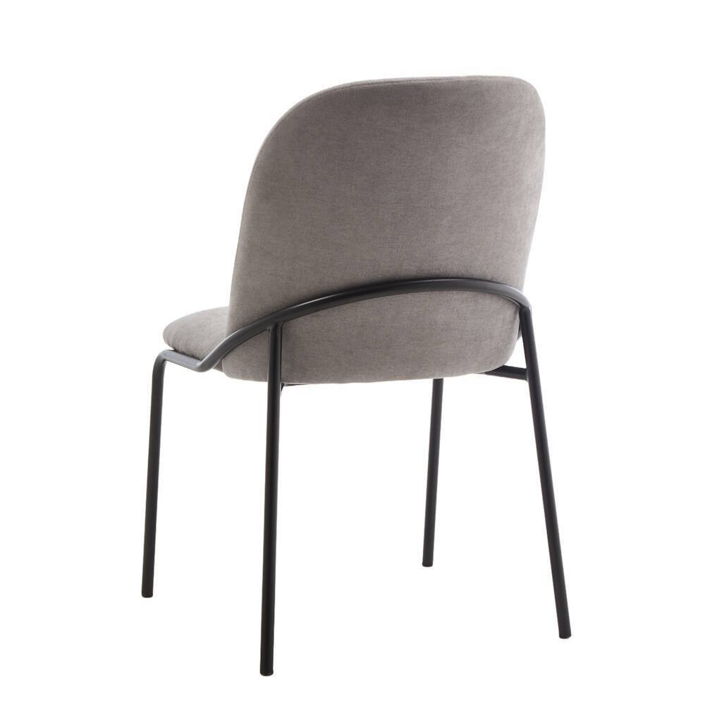 SILLA MOD. IVET PATA NEGRA - TELA C/ GRIS SE SIRVE EN CAJAS DE 2 UDS - Imagen 4