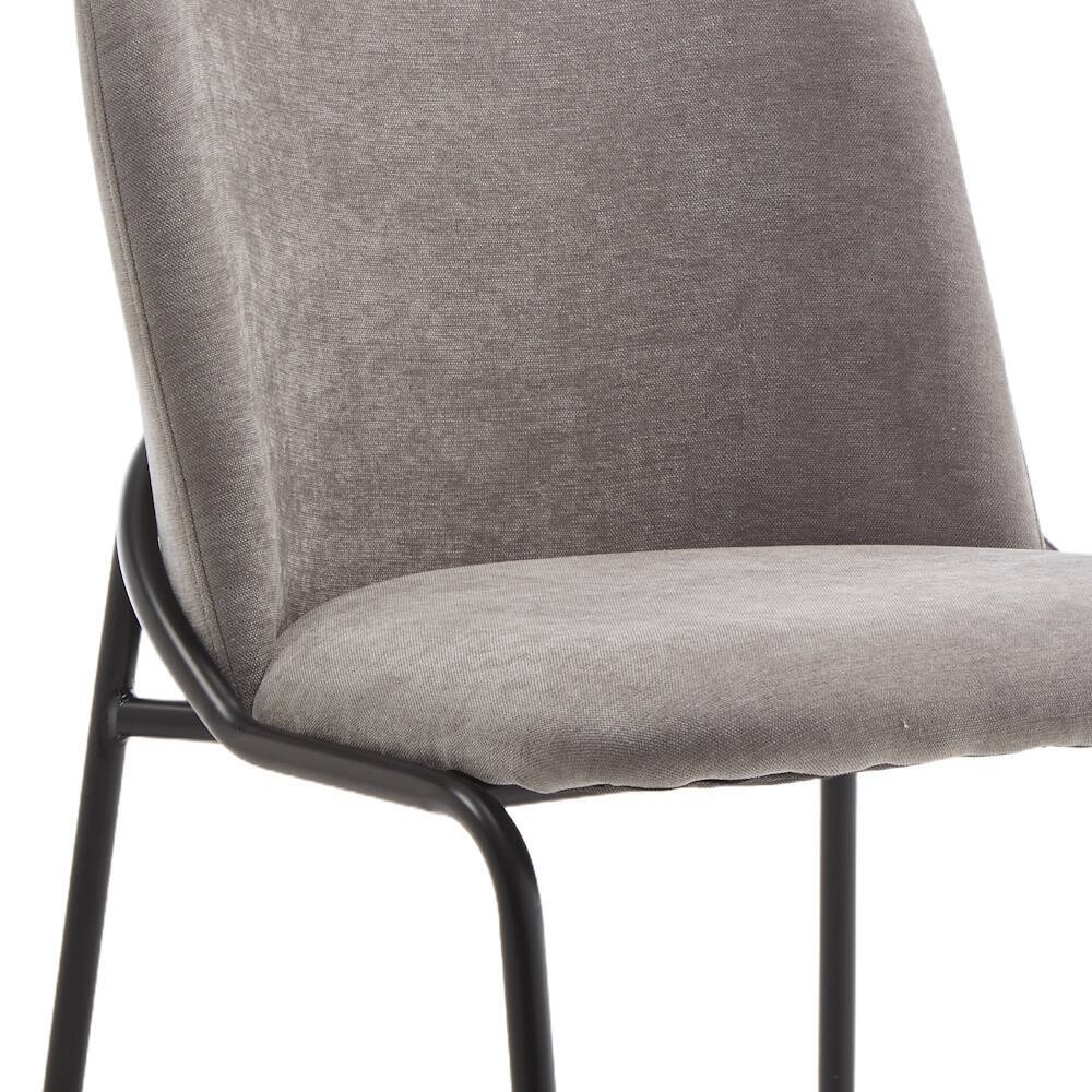 SILLA MOD. IVET PATA NEGRA - TELA C/ GRIS SE SIRVE EN CAJAS DE 2 UDS - Imagen 6