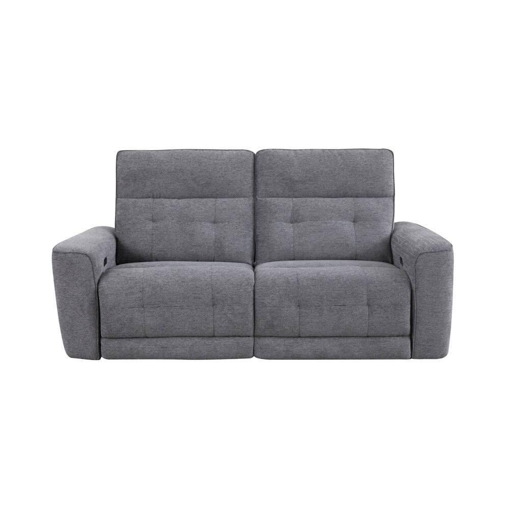 SOFA 3 PL. MOD. KANOI TELA C/ GRIS OSCURO 2 RELAX ELECTRICO Sistema gravedad cero