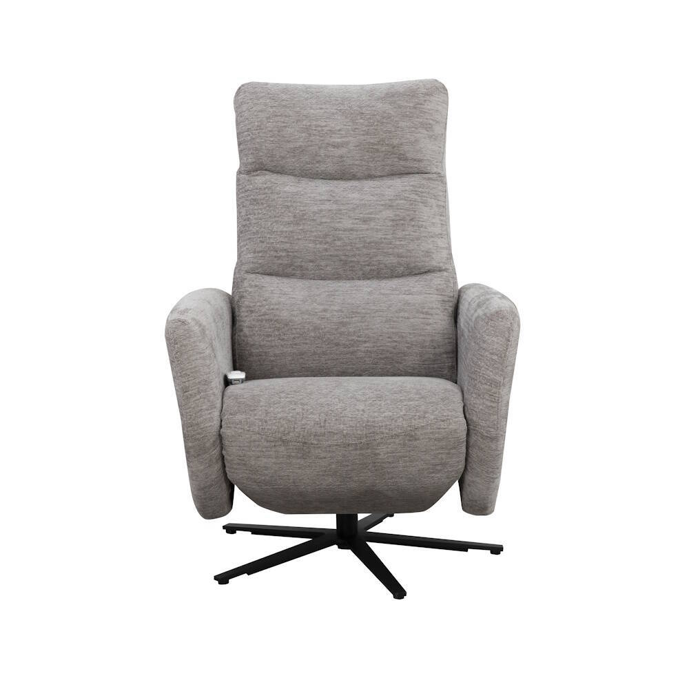 SILLON MOD. LENI TELA C/ GRIS CLARO GIRATORIO Y RELAX ELECTRICO 2 MOTORES INDEPENDIENTES - Imagen 3