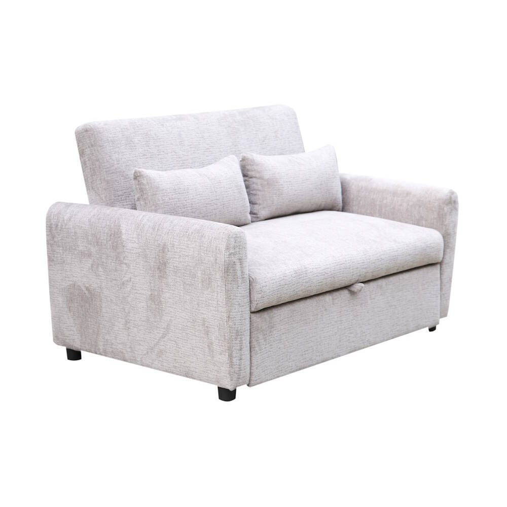 SOFA CAMA MOD. LUCA TELA C/ GRIS