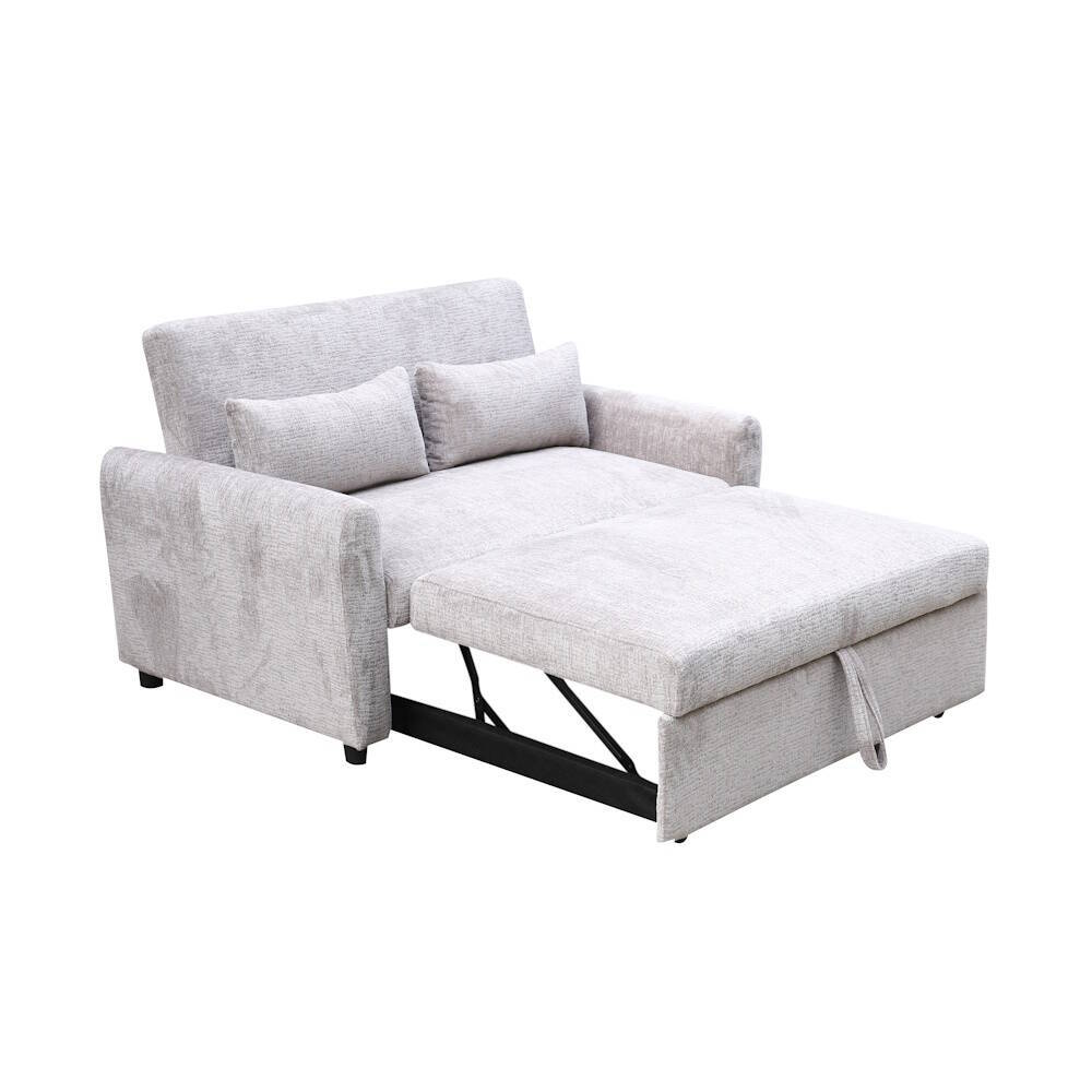 SOFA CAMA MOD. LUCA TELA C/ GRIS - Imagen 5