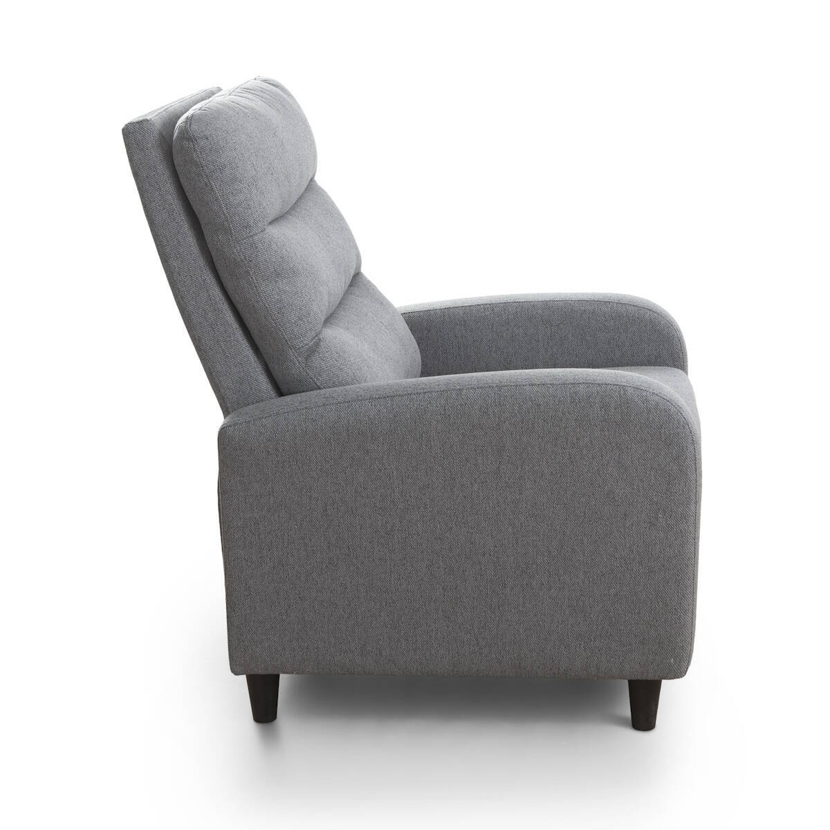 SILLON RELAX MOD. LUNDA PUSH TELA C/ GRIS - Imagen 2