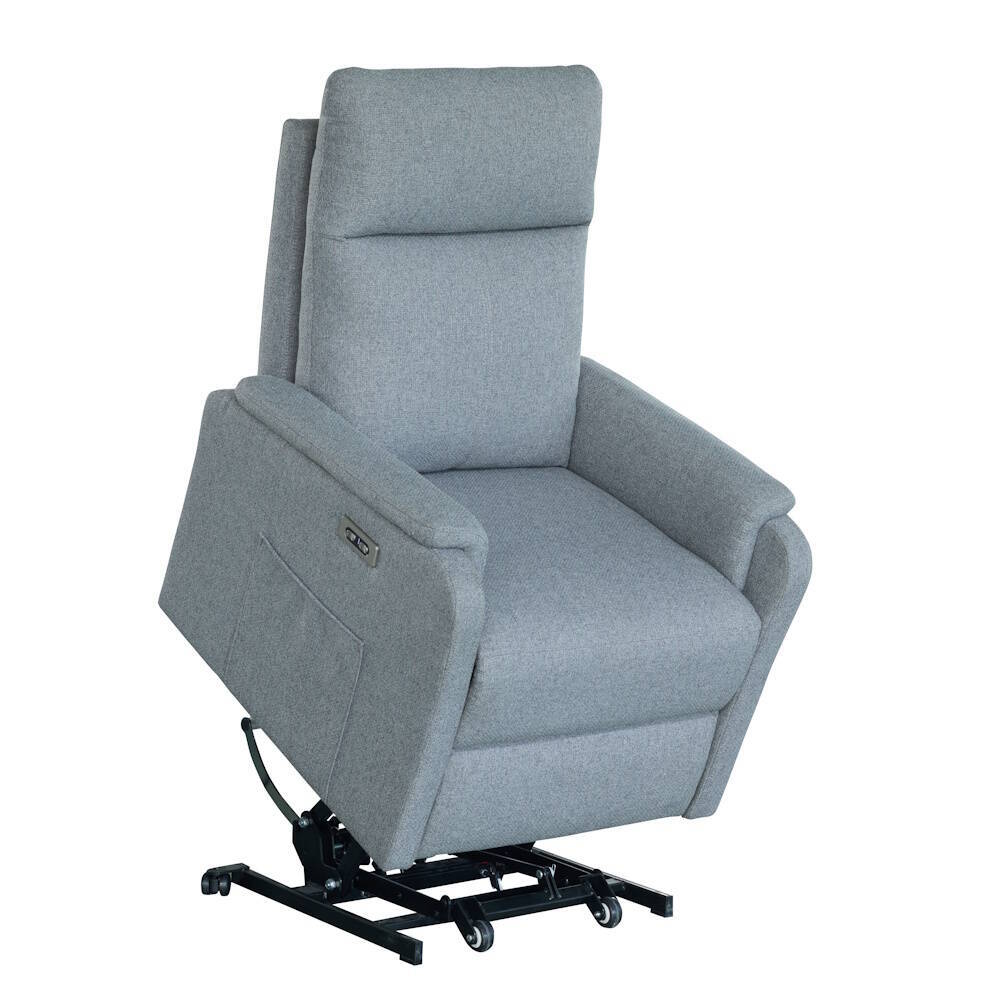 SILLON RELAX MOD. LYRA PWR LIFT TELA C/ GRIS - Imagen 3