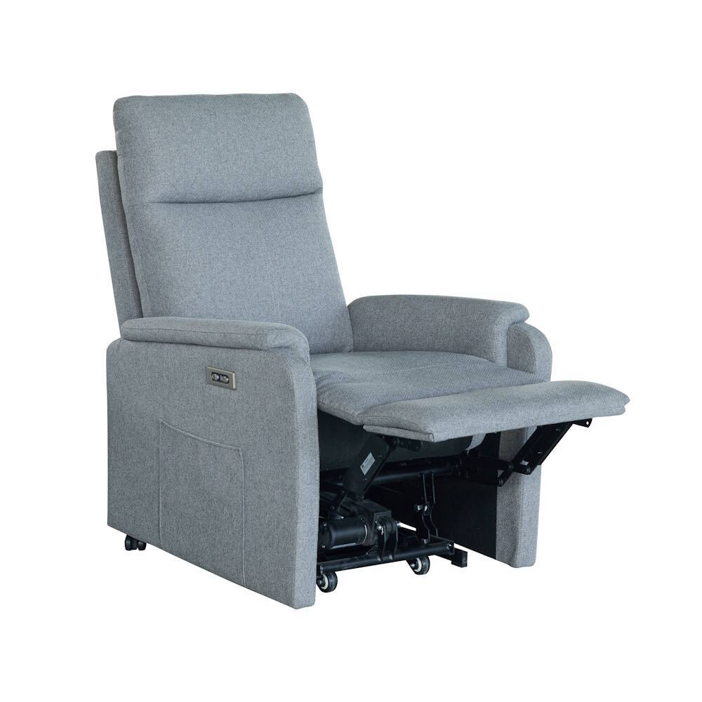 SILLON RELAX MOD. LYRA PWR LIFT TELA C/ GRIS - Imagen 5