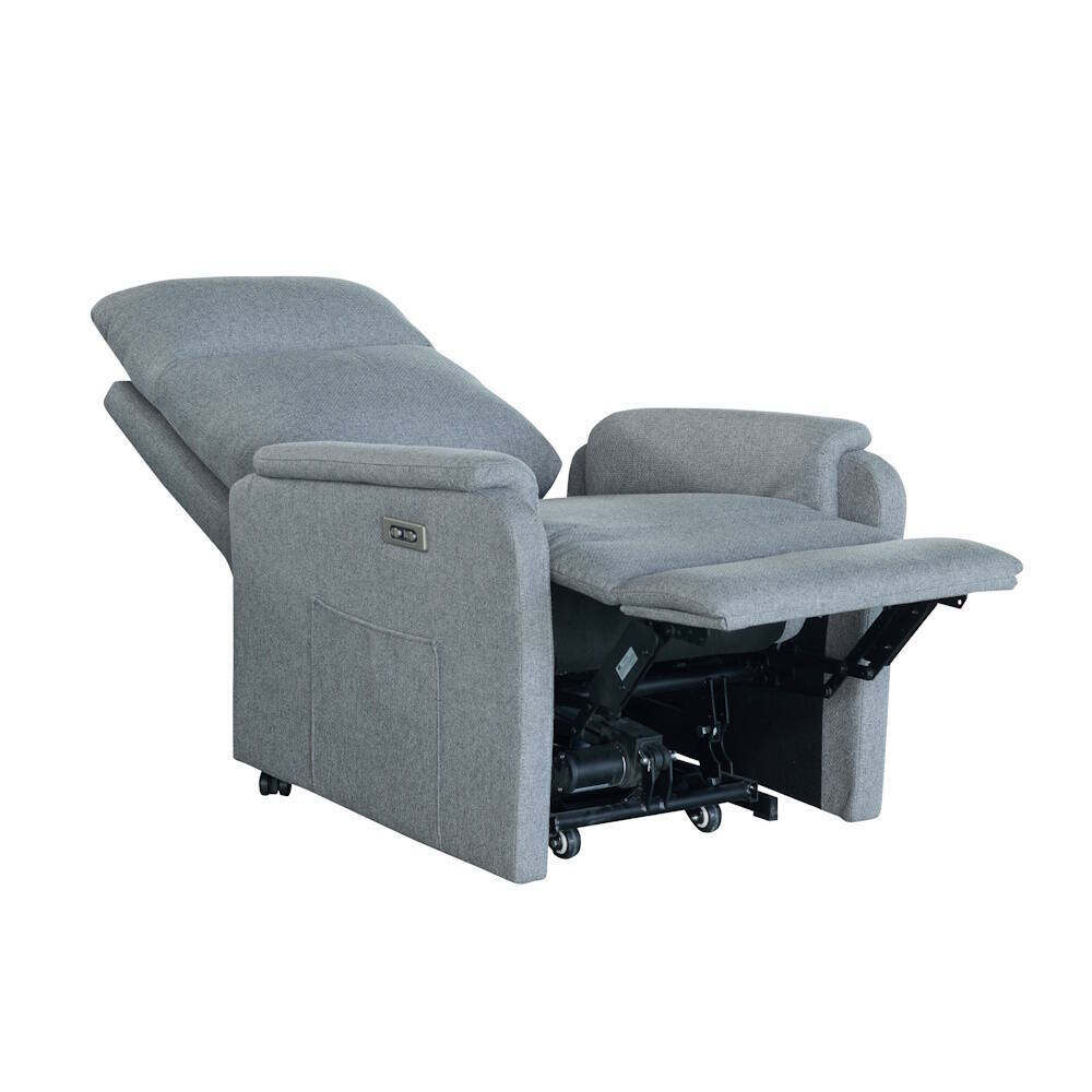 SILLON RELAX MOD. LYRA PWR LIFT TELA C/ GRIS - Imagen 6