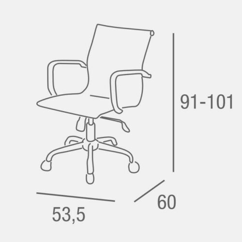 SILLA OFICINA MOD. MADISON C/ NEGRO CAJA 2 UDS