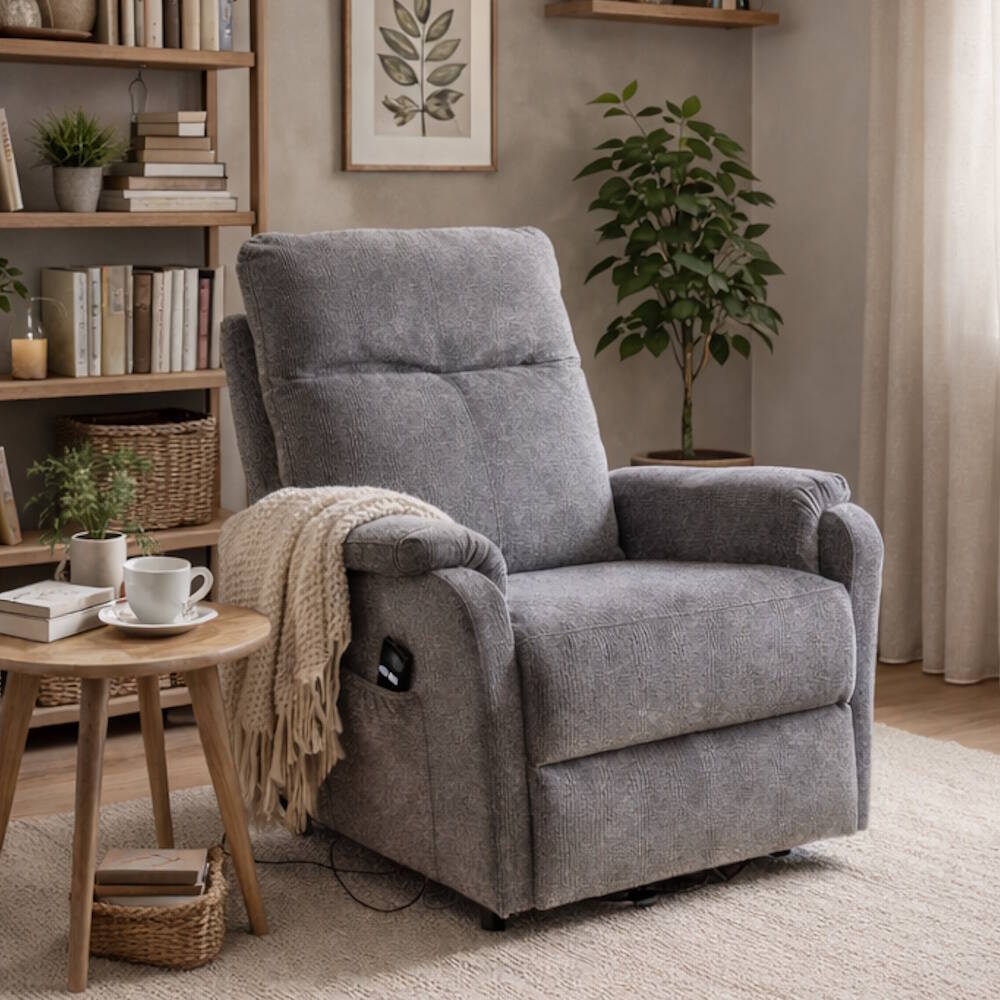 SILLON RELAX PWR LIFT MOD. MAGNOLIA RELAX ELECTRICO C/ GRIS