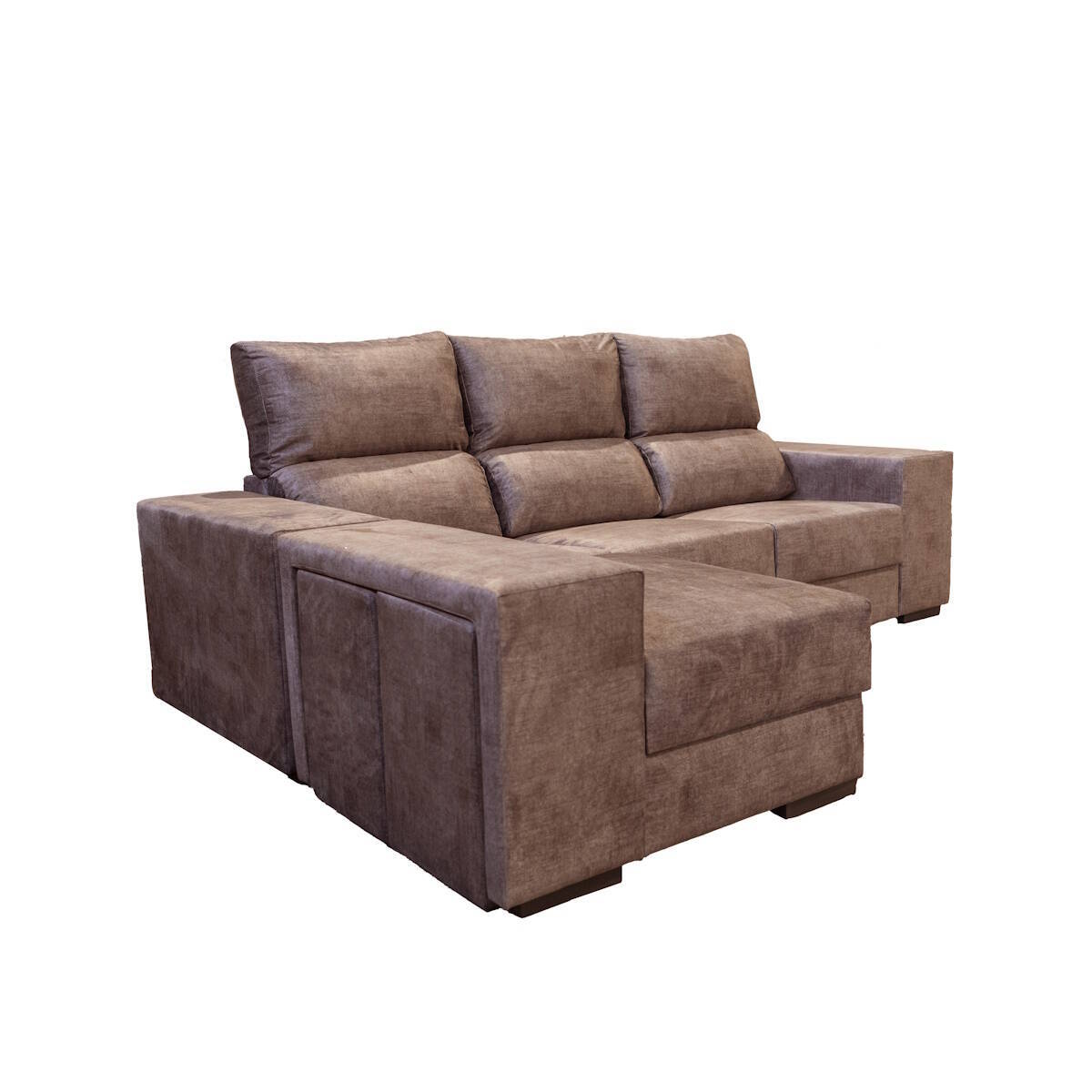 CHAISELONGUE MOD. MALLORCA TELA C/ CHOCOLATE TELA HANOI 11 - Imagen 3