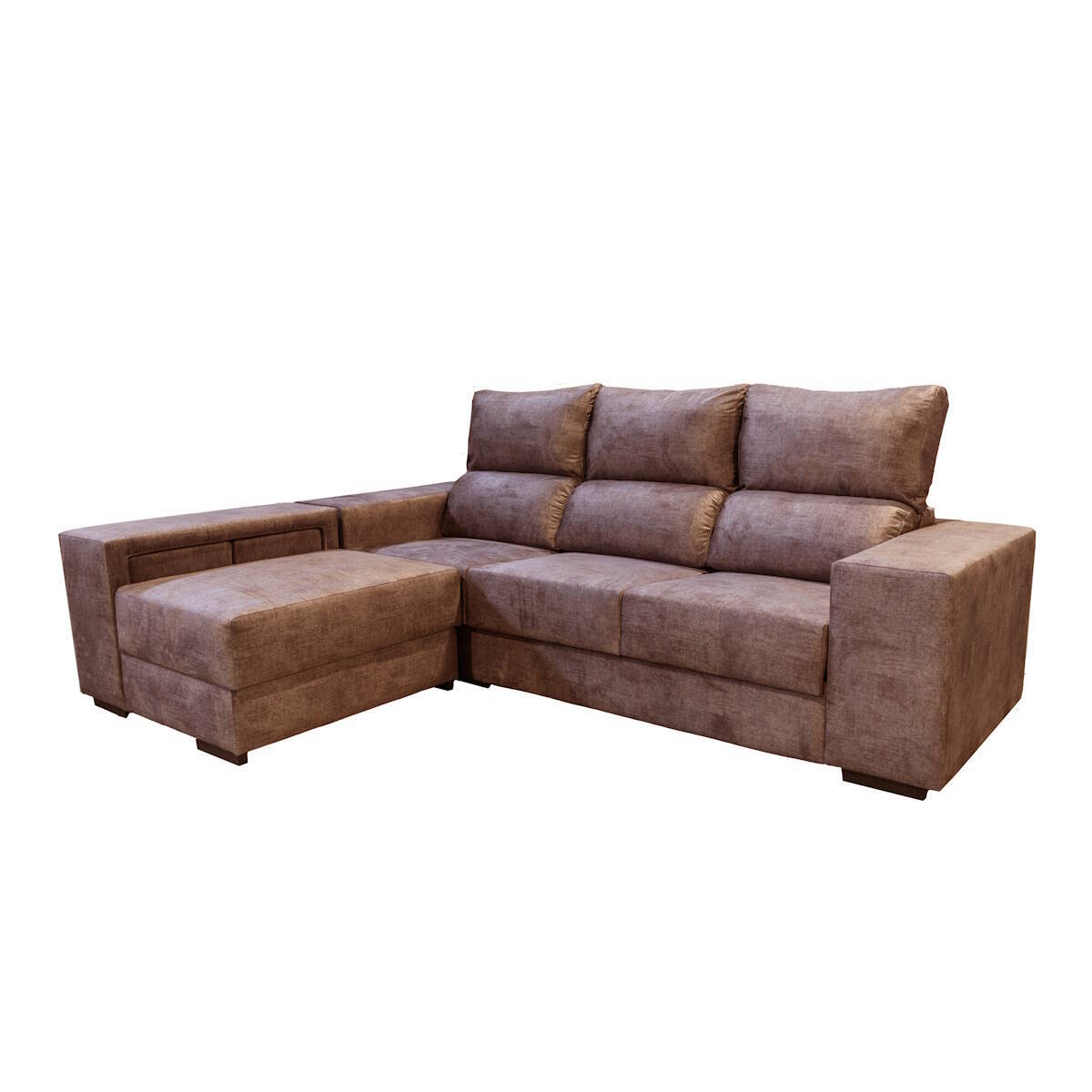 CHAISELONGUE MOD. MALLORCA TELA C/ CHOCOLATE TELA HANOI 11 - Imagen 4