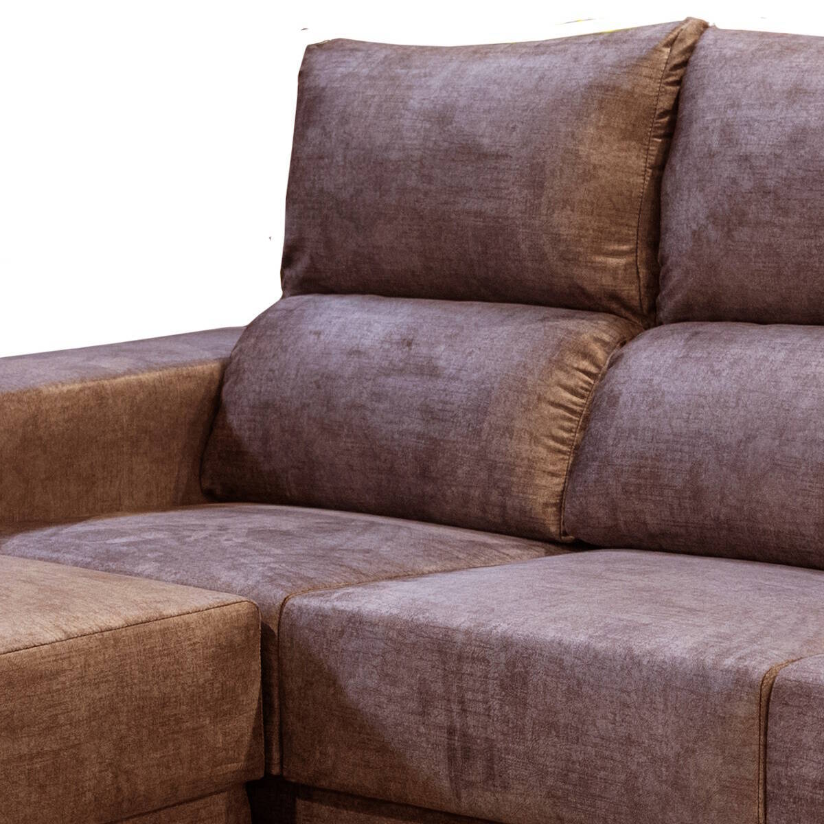 CHAISELONGUE MOD. MALLORCA TELA C/ CHOCOLATE TELA HANOI 11 - Imagen 2