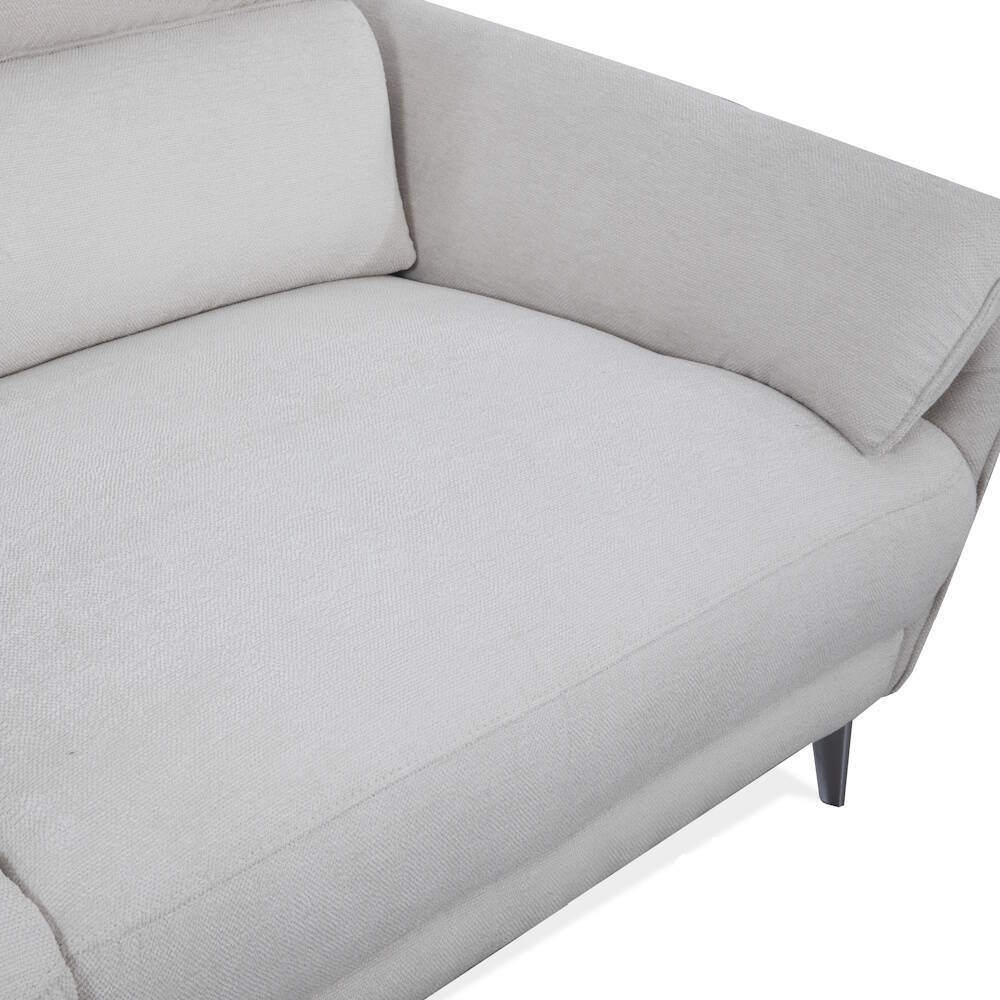 CHAISELONGUE MOD. MANDY VF/IZDA TELA C/ GRIS CLARO 2 RELAX ELECTRICOS - Imagen 4