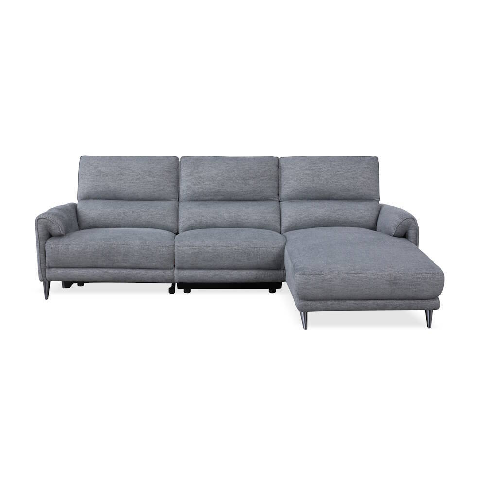 CHAISELONGUE MOD. MANDY VF/DCHA TELA C/ GRIS OSCURO 2 RELAX ELECTRICOS - Imagen 2
