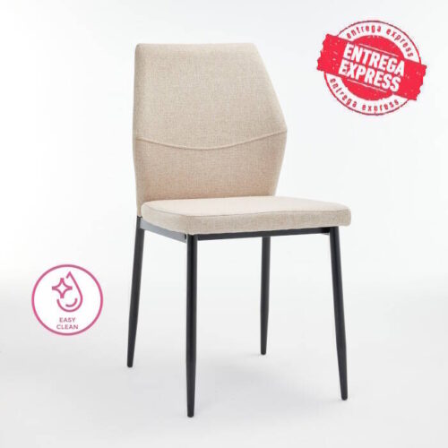 SILLA MOD. MARINA TELA C/ BEIGE CAJAS DE 4 UDS