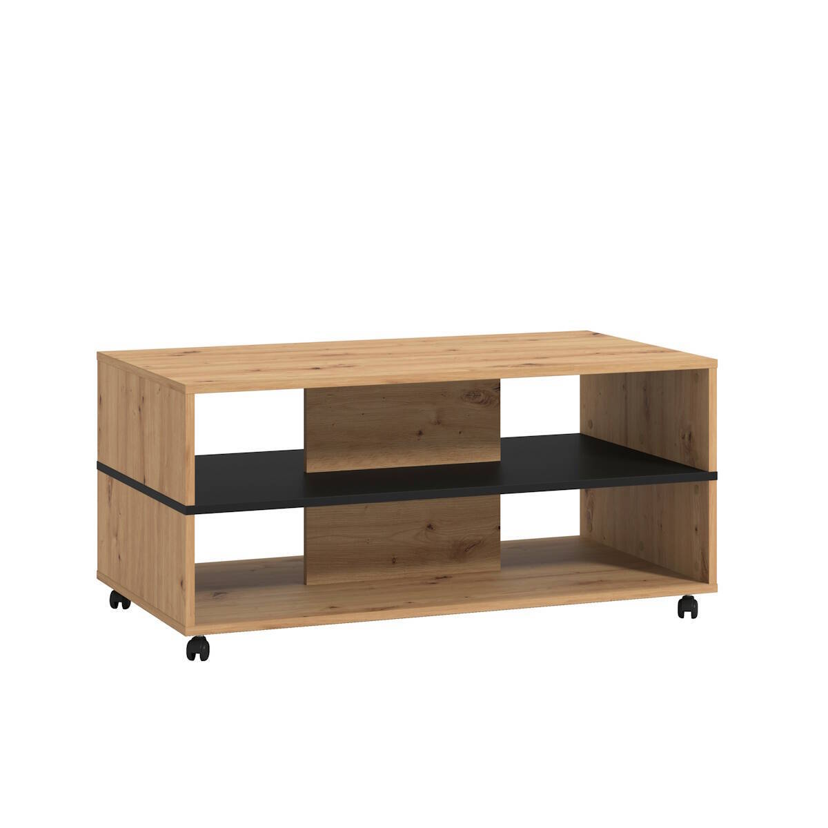MESA DE CENTRO MOD.SICILIA ARTISAN / NEGRO - Imagen 2