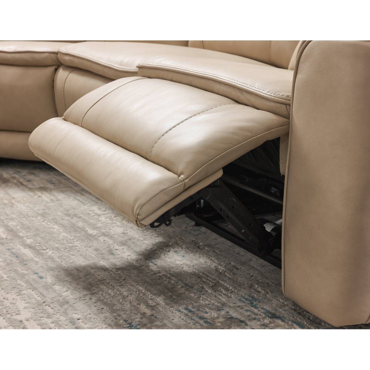 SOFA 3 PL. MAXI MOD. SIREL PIEL C/ BEIGE 3 RELAX ELECTRICOS 9 MOTORES - Todos los modulos son electrictos - Imagen 6