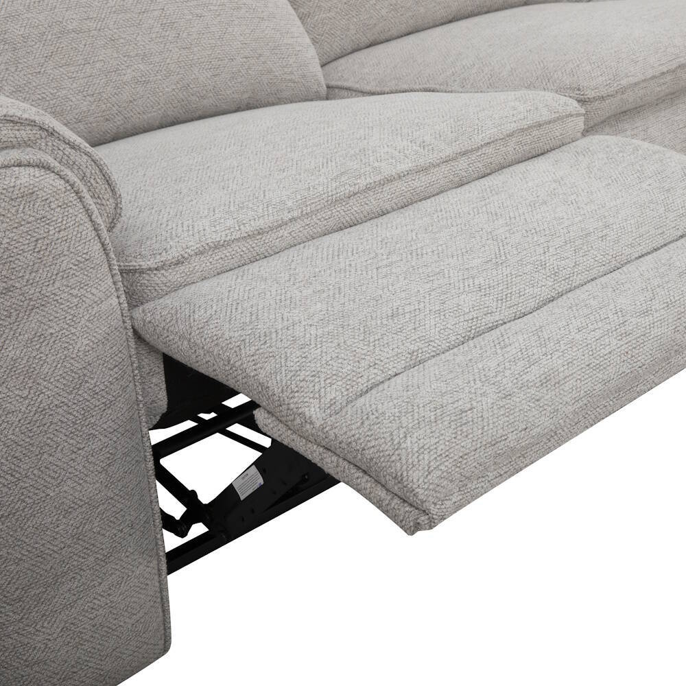 SOFA 3 PL. MAXI MOD. SIREL TELA C/ GRIS CLARO 3 RELAX ELECTRICOS 9 MOTORES - Todos los modulos son electrictos - Imagen 4