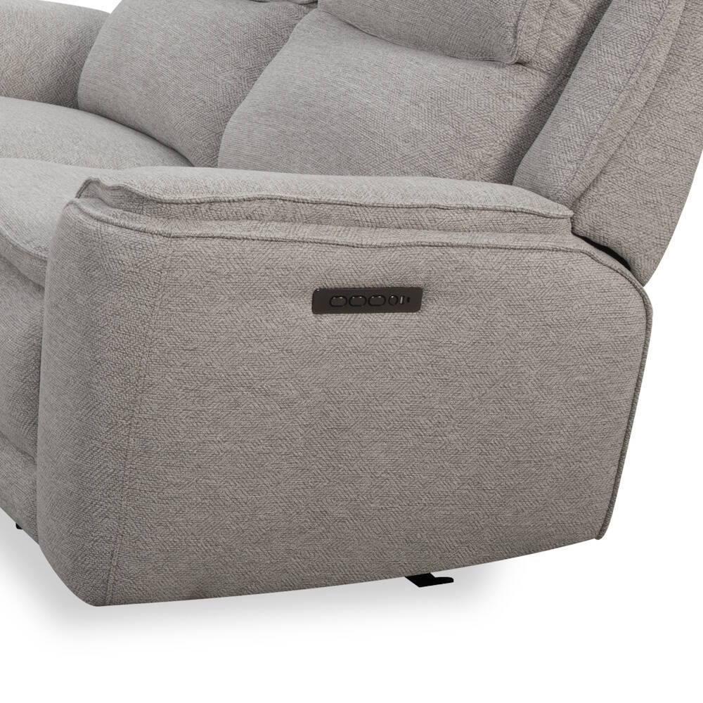 SOFA 3 PL. MAXI MOD. SIREL TELA C/ GRIS CLARO 3 RELAX ELECTRICOS 9 MOTORES - Todos los modulos son electrictos - Imagen 3