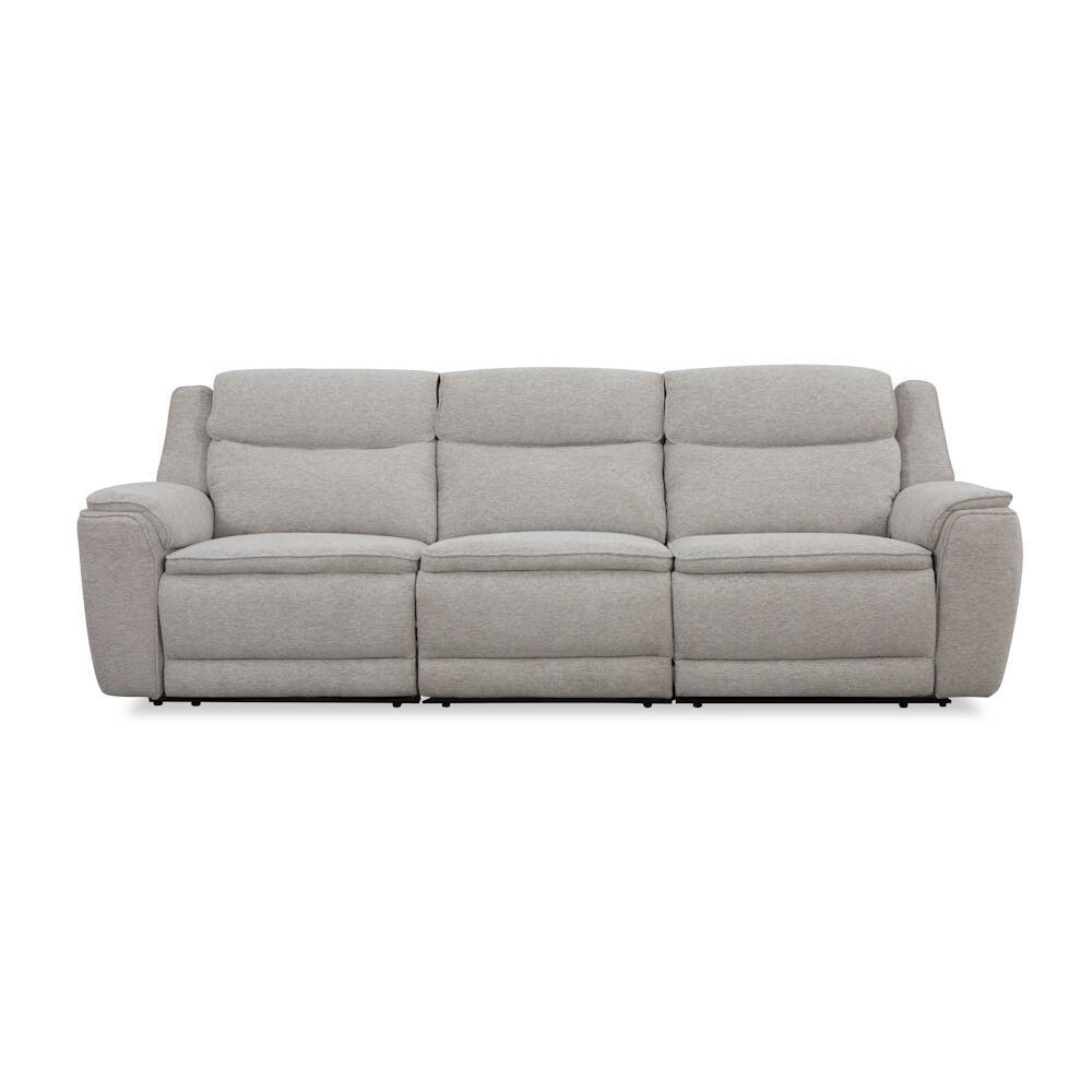 SOFA 3 PL. MAXI MOD. SIREL TELA C/ GRIS CLARO 3 RELAX ELECTRICOS 9 MOTORES - Todos los modulos son electrictos