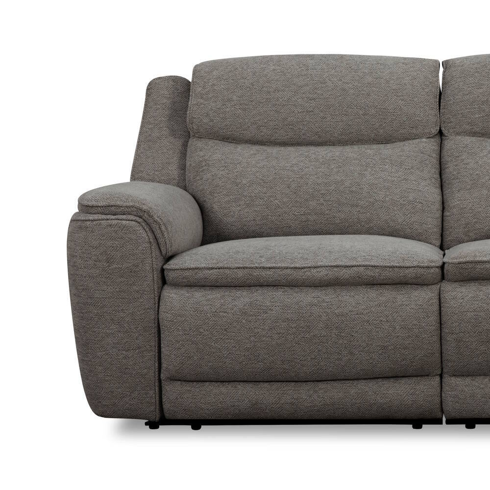 SOFA 3 PL. MAXI MOD. SIREL TELA C/ GRIS OSCURO 3 RELAX ELECTRICOS 9 MOTORES - Todos los modulos son electrictos - Imagen 2