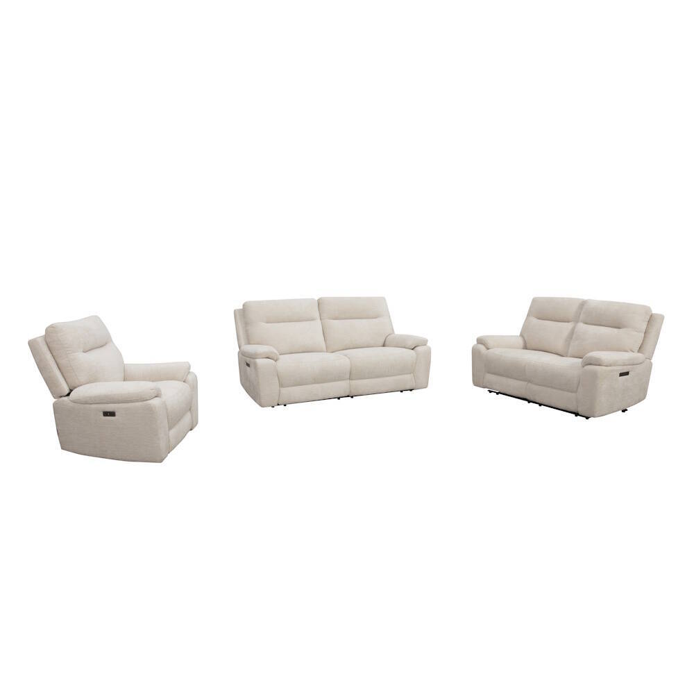 SOFA 2 PL. MOD. SONOS 2 MOTORES TELA C/ BEIGE 2 RELAX ELECTRICOS - 2 MOTORES POR MODULO - Imagen 3