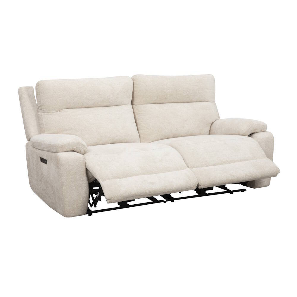 SOFA 3 PL. MOD. SONOS 2 MOTORES TELA C/ BEIGE 2 RELAX ELECTRICOS - 2 MOTORES POR MODULO