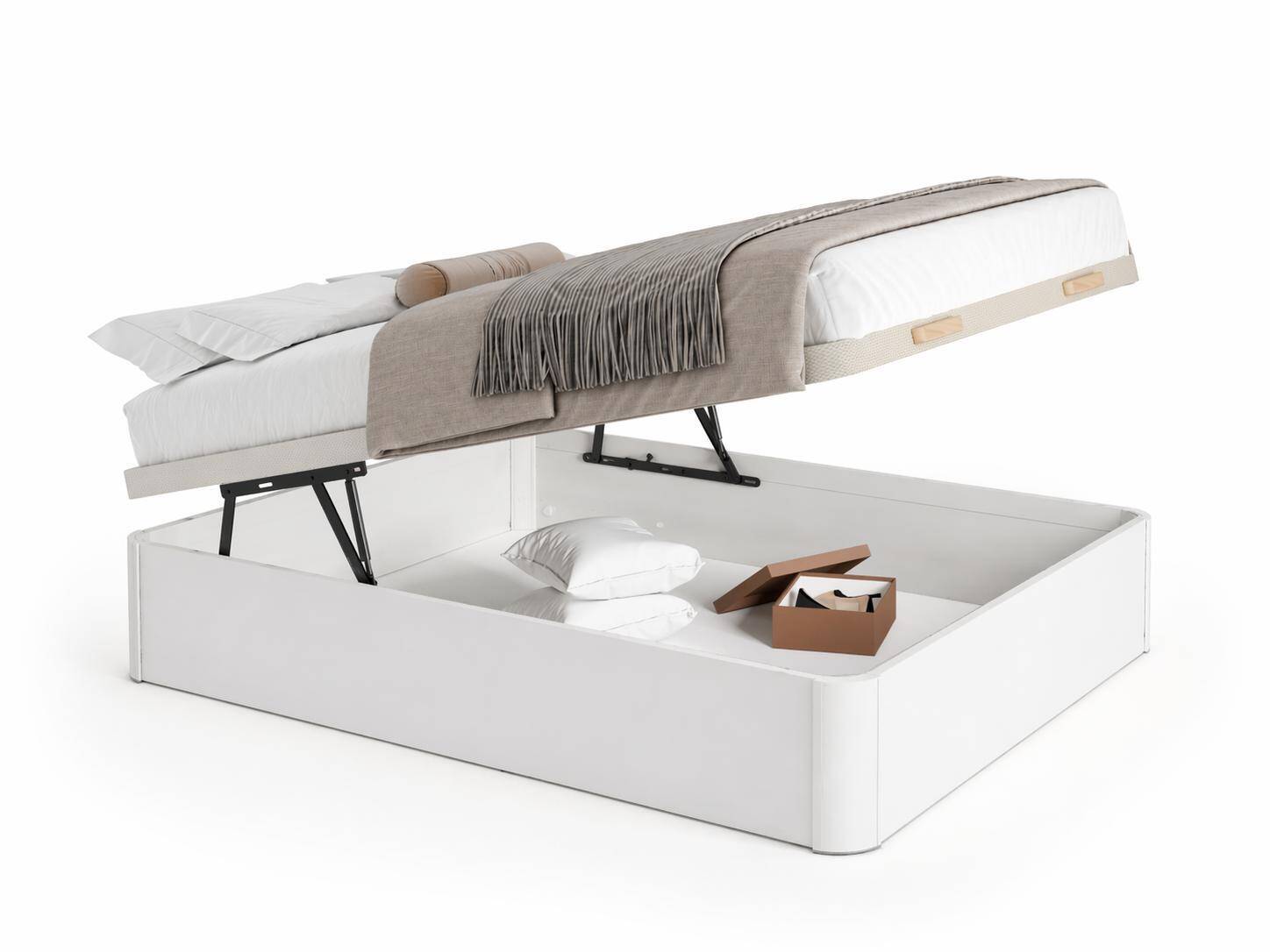 CANAPE MOD. SUIZA 135*190 C/ BLANCO - TAPA BLANCA - Imagen 2